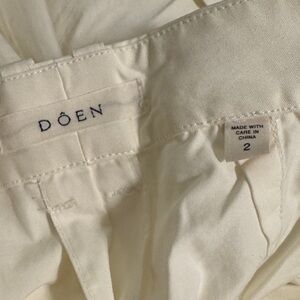 Doen Hilarie High-Waist Trousers - Salt color